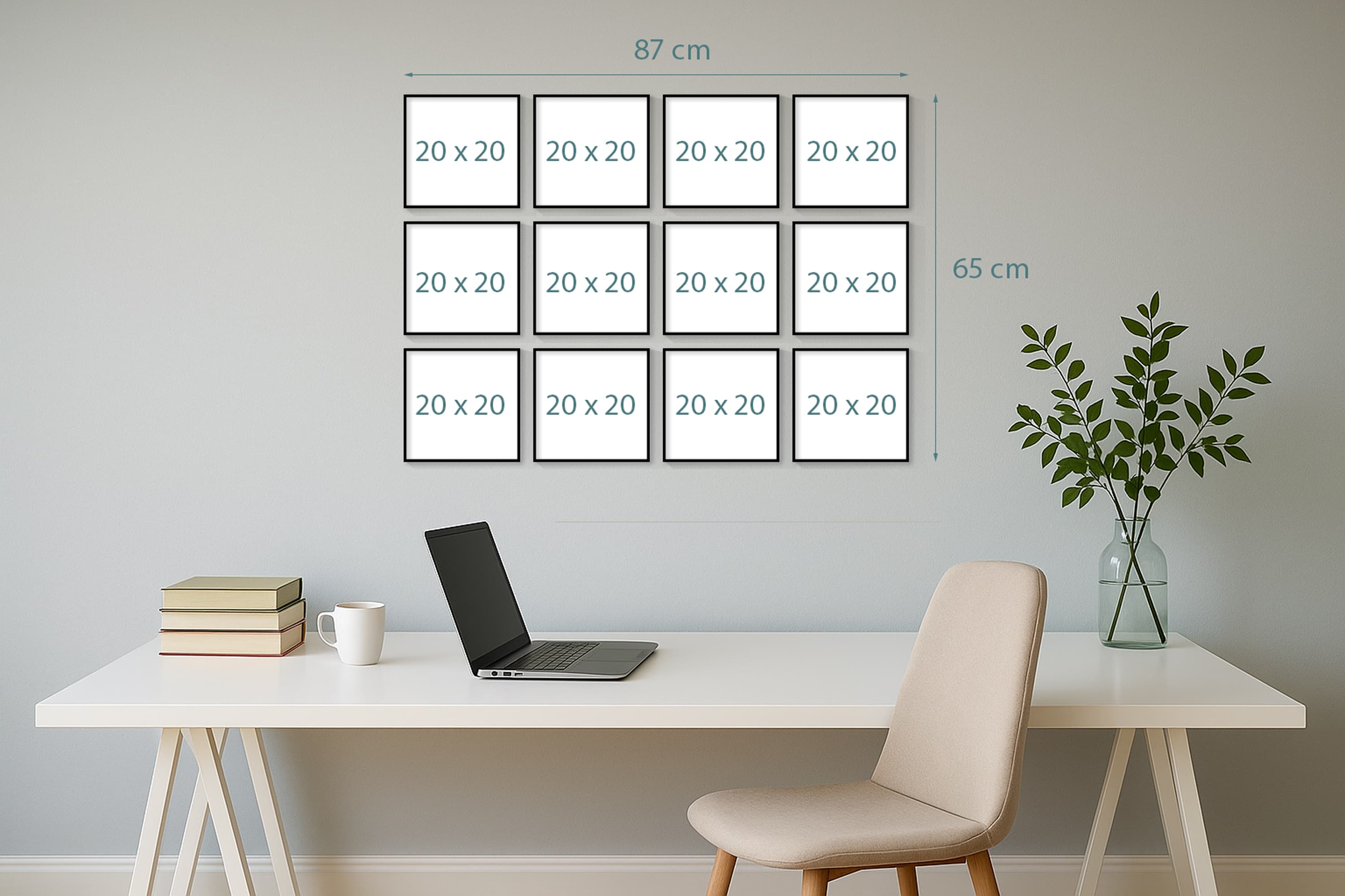 12 סטיקיט בגודל 21*21 ס״מ - dimensions