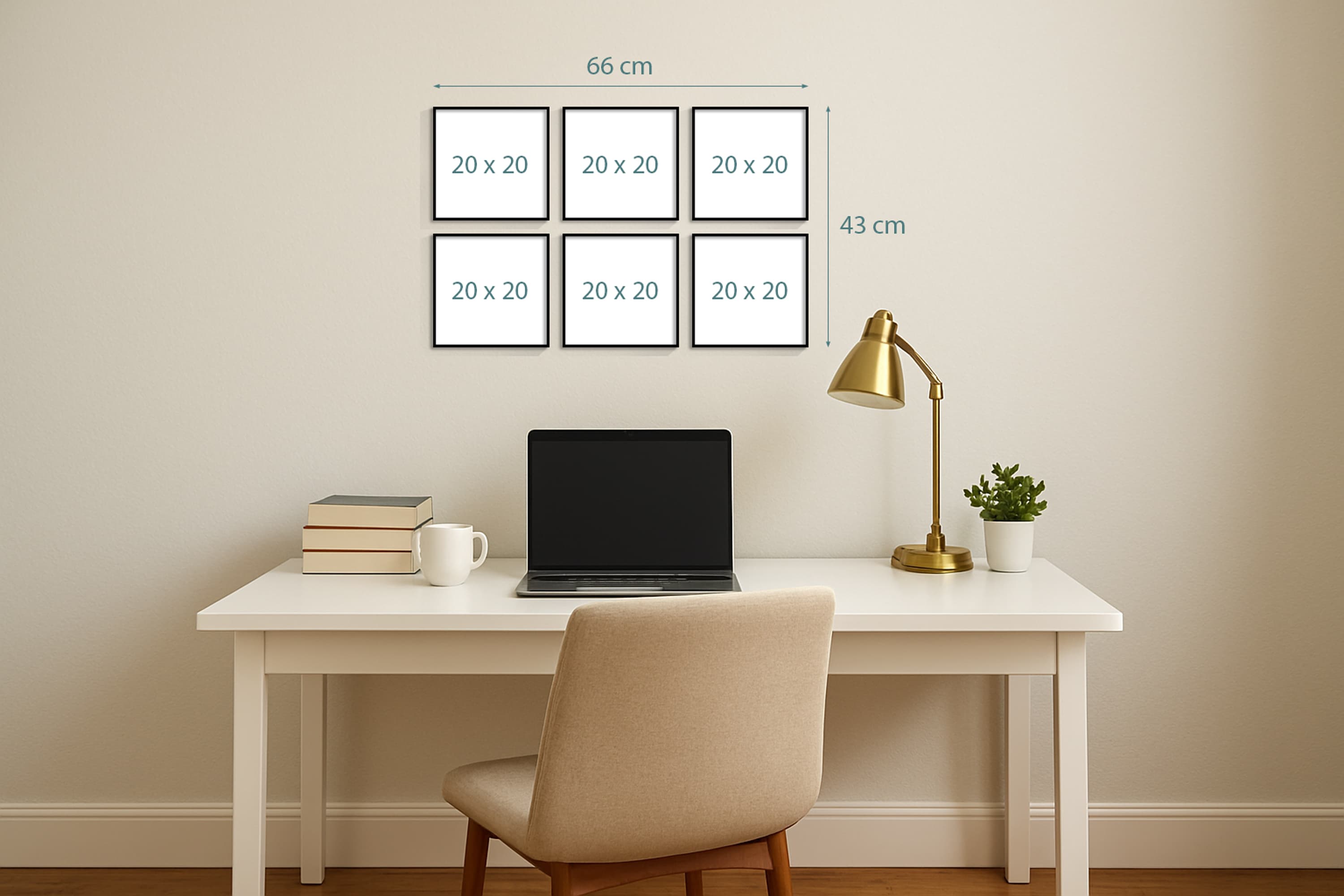 6 סטיקיט בגודל 21*21 ס״מ - dimensions