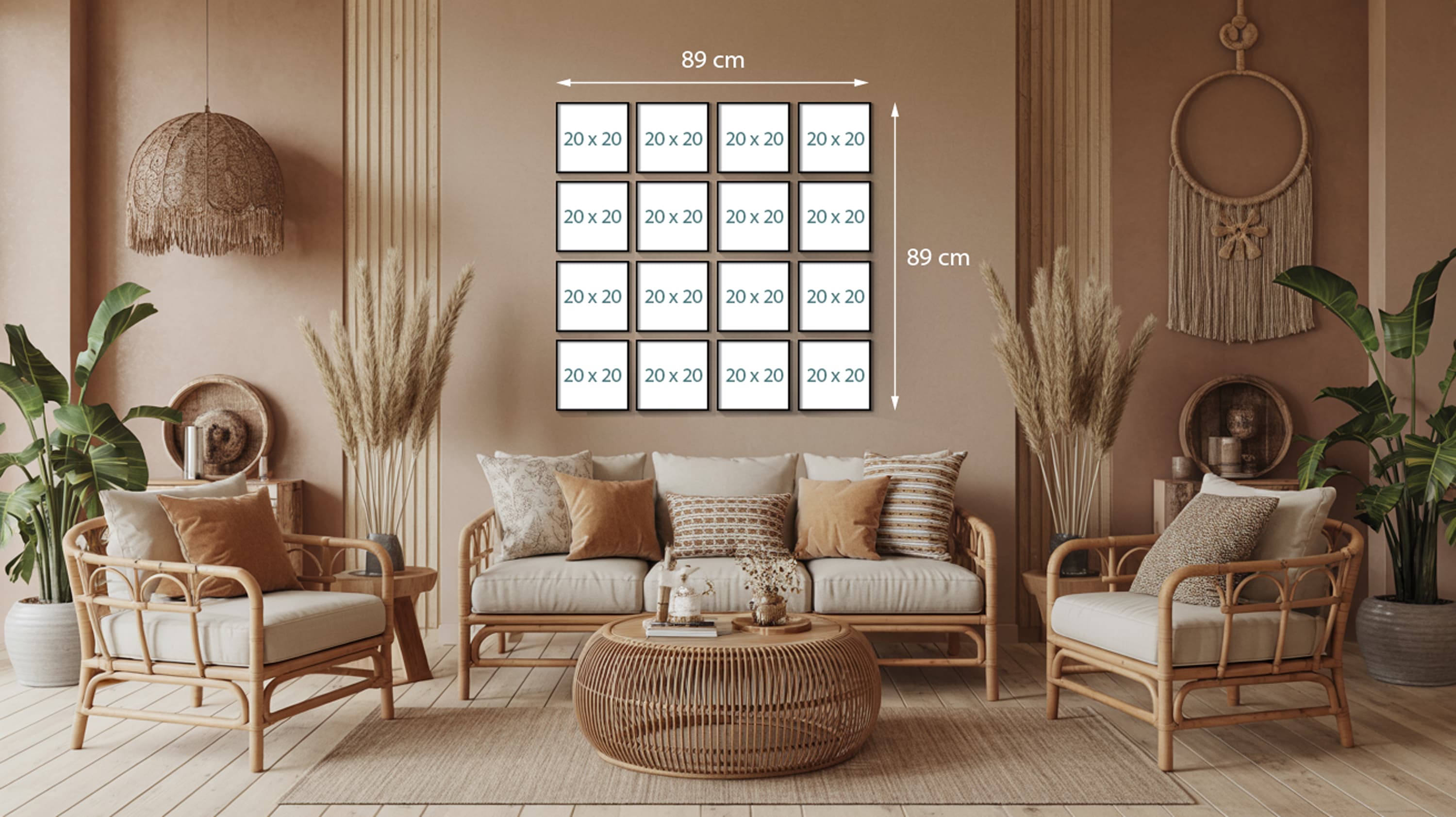 16 סטיקיט בגודל 21*21 ס״מ - dimensions